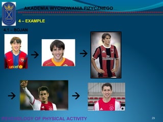 AKADEMIA WYCHOWANIA FIZYCZNEGO
29PSYCHOLOGY OF PHYSICAL ACTIVITY
4 – EXAMPLE
4.1 – BOJAN
 

 