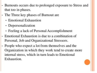 PPT on Stress manage,
