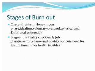 PPT on Stress manage,