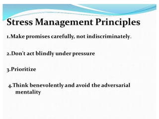 PPT on Stress manage,