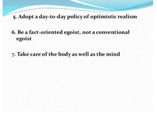 PPT on Stress manage,