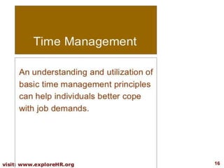 PPT on Stress manage,