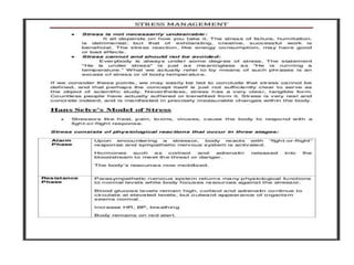 PPT on Stress manage,