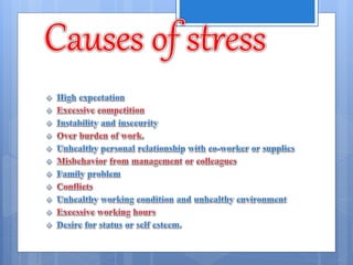 Stress management