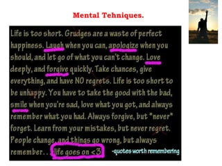 Mental Tehniques. 