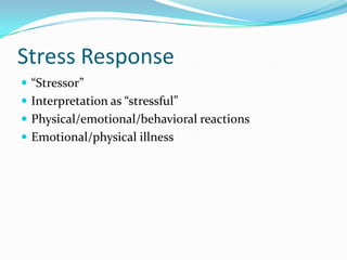 Stress management | PPT