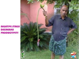 .



NEGATIVE STRESS
DECREASES
PRODUCTIVITY
 