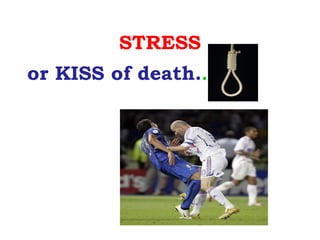 STRESS
or KISS of death..
 