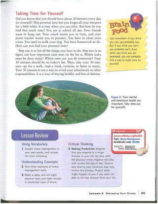 Stress management