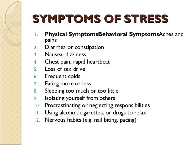 stress management and how