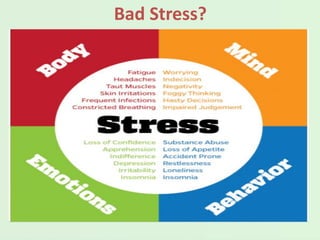 Bad Stress?
 