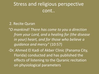 Increased / decreased appetiteStress Signals cont…Stress Signals are characterized into 4 groups:4.PhysicalMuscle tightening