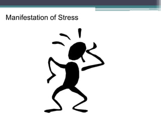 Manifestation of Stress
 