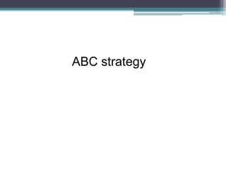 ABC strategy
 