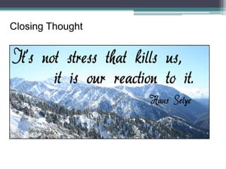 Closing Thought
 