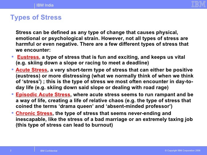Image result for types of stress