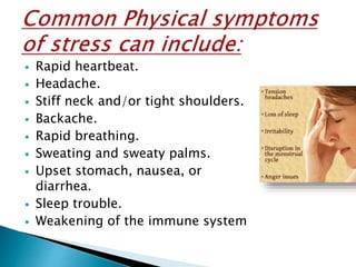 Stress management and relaxation techniques ppt by me | PPTX