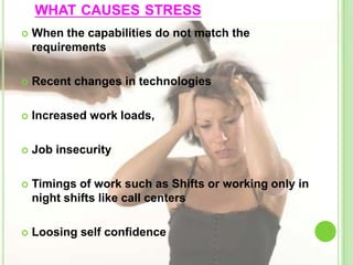 Stress management at work place
