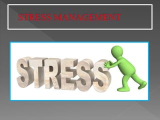 Stress management by dr. abakash barik