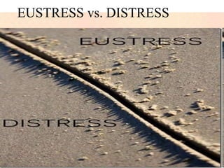 EUSTRESS vs. DISTRESS
 