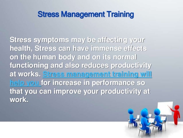 stress management at workplace