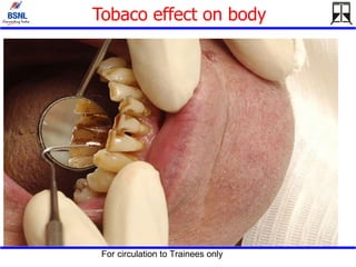 Tobaco effect on body 