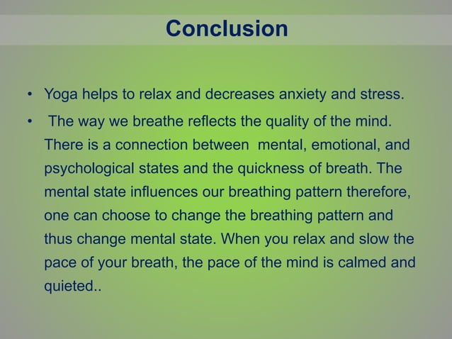 research paper on stress management through yoga