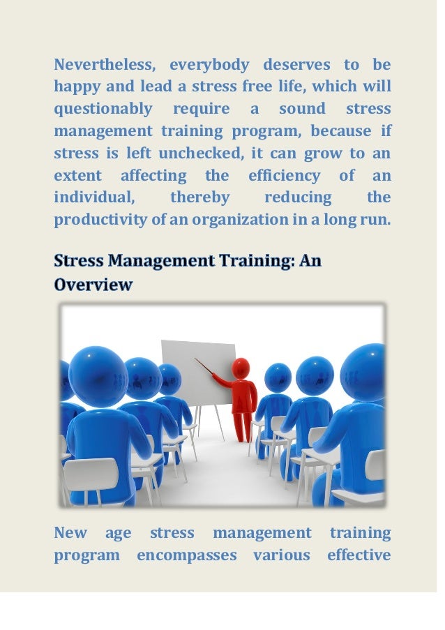 Stress management training all you need to know