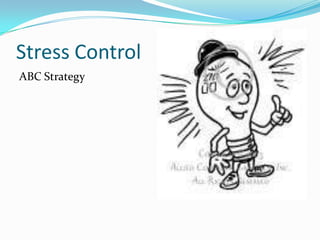Stress Control
ABC Strategy
 