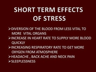 POOR INTER-PERSONAL RELATIONSHIP