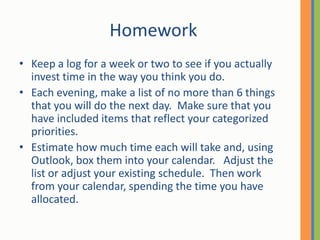 Control  interruptionsLet’s look at that to do list again