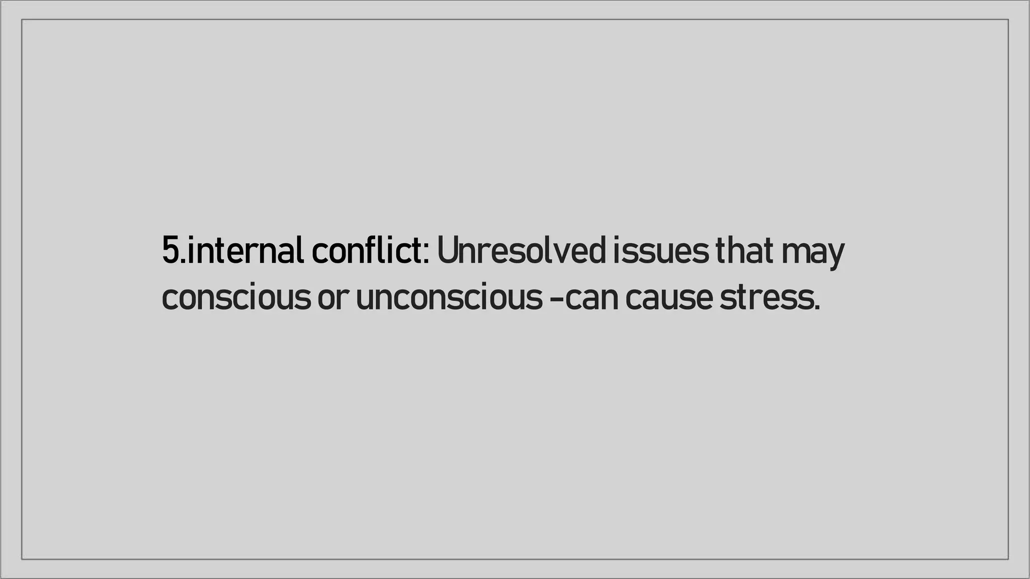 Unresolved Meaning Stress & mental health (psychology) pptx | PPTX