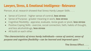 Lawyers Emotional Intelligence Stress Management Pdf