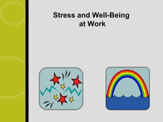Stress and Well-Being
       at Work
 