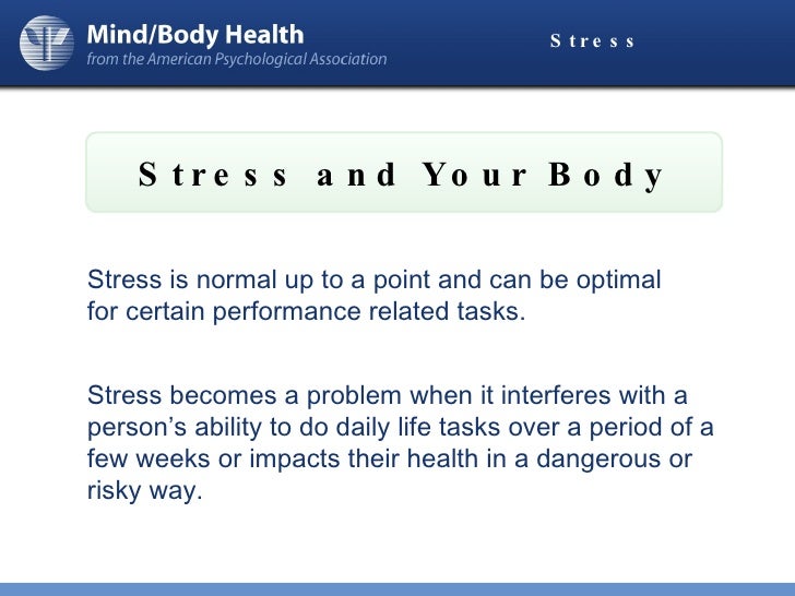 the effect of work related stress the effect of work related stress
