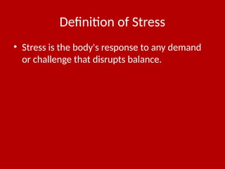 Comprehensive Guide to Understanding and Managing Stress for Better ...