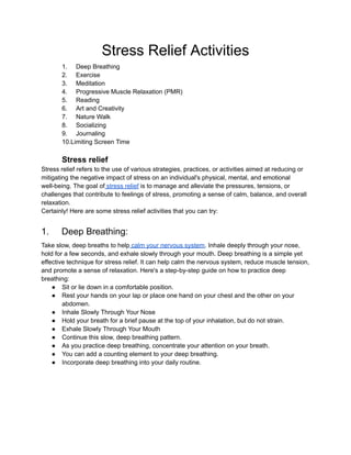 Effective Stress Relief Activities .pdf