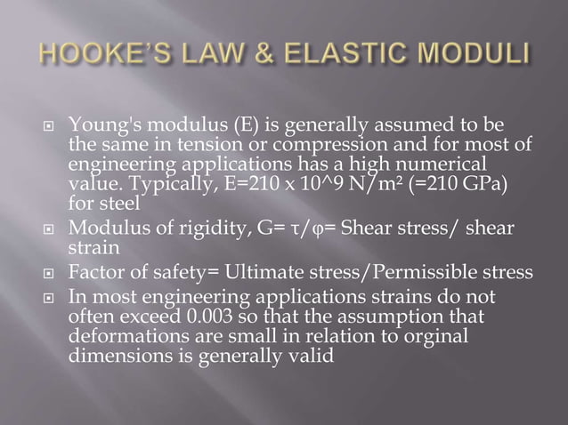 Stress strain curve for ductile and brittle materials | PPTX | Physics ...