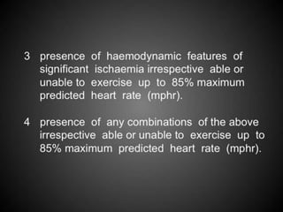 Interpretation of Stress test