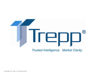 Trepp Capital Adequacy Stress Testing


                                                                             1 in 8 Banks
                                                                                 are at
                                                                                   Risk
                             Trepp Capital Adequacy Stress Test Report Q2 2012:
                             •     12.7% of total banks tested do not meet regulatory thresholds




 © Copyright 2012 Trepp, LLC All rights reserved.
 