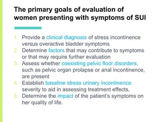 Stress urinary incontinence | PDF