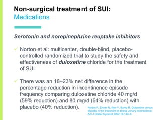 Stress urinary incontinence | PDF