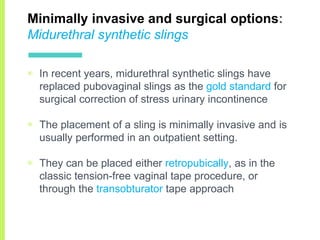 Stress urinary incontinence | PDF