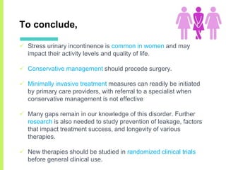 Stress urinary incontinence | PDF