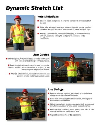 Dynamic Stretch Program | PDF