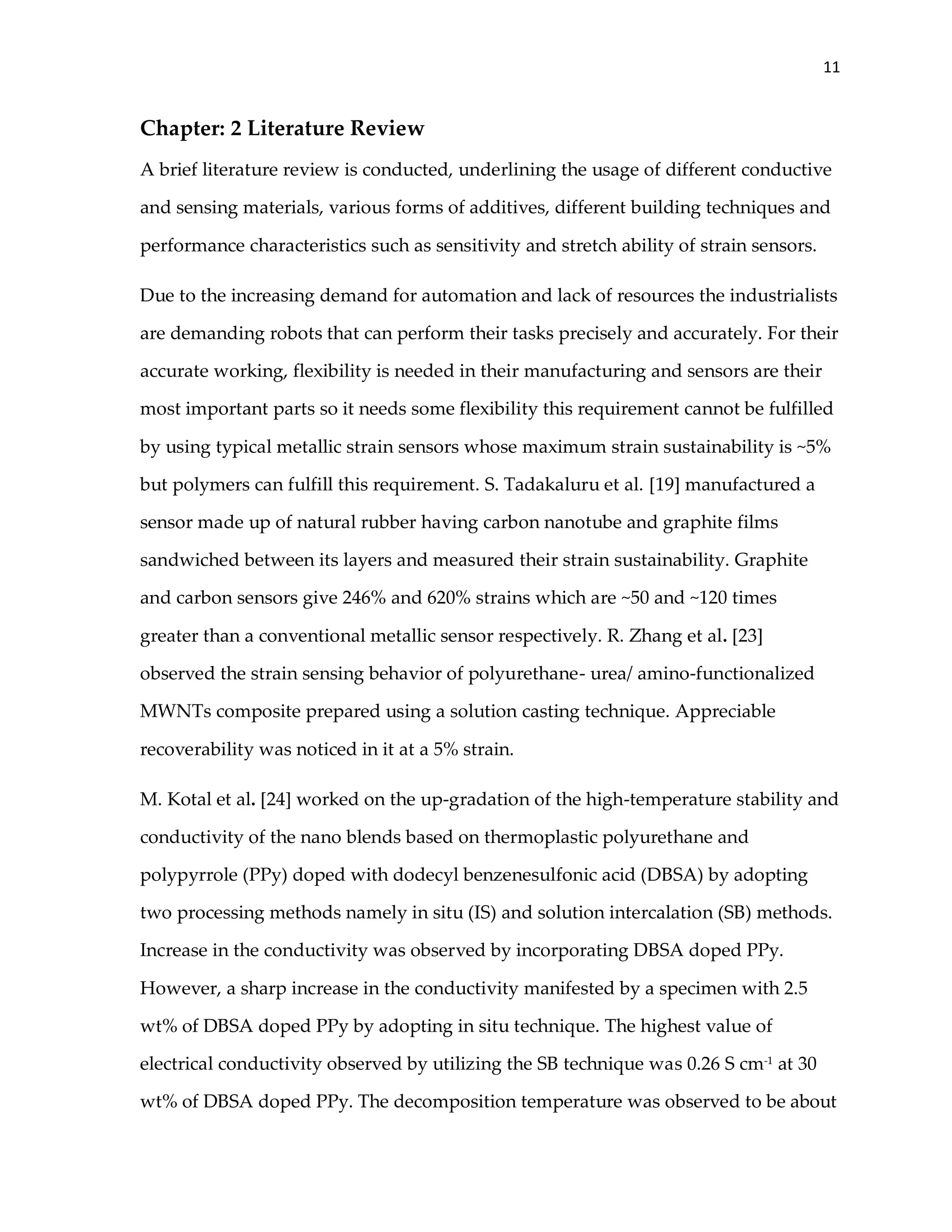 STRETCHABLE STRAIN SENSORS BASED ON POLYPYRROLE AND THERMOPLASTIC ...