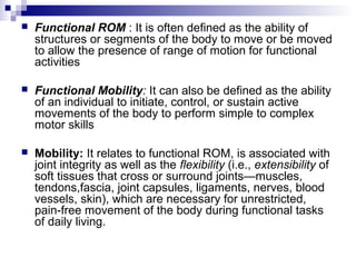 Functional Er Rom Stretching | PPT