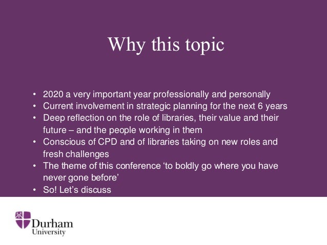 Durham university strategy 2020