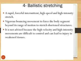 stretching third sem.pptx EXERCISE THERAPY TECHNIQUES