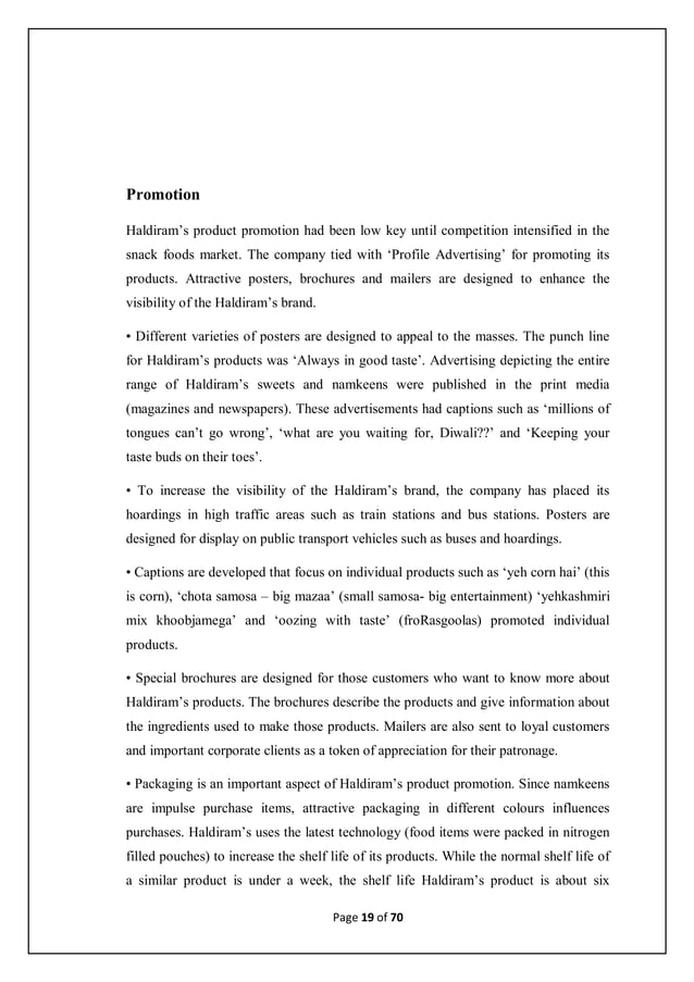 Bba project report final year | PDF